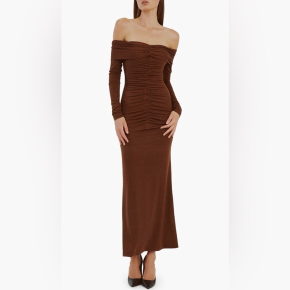black ribbed long dress RACER MAXI DRESS BLACK – SPRWMN